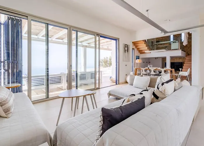 וילה Itaca Vista Mar Y Piscina Climatizada אדחה